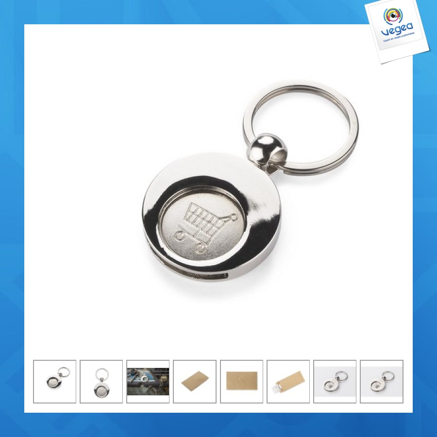 Porte-clés personnalisable 2 w 1