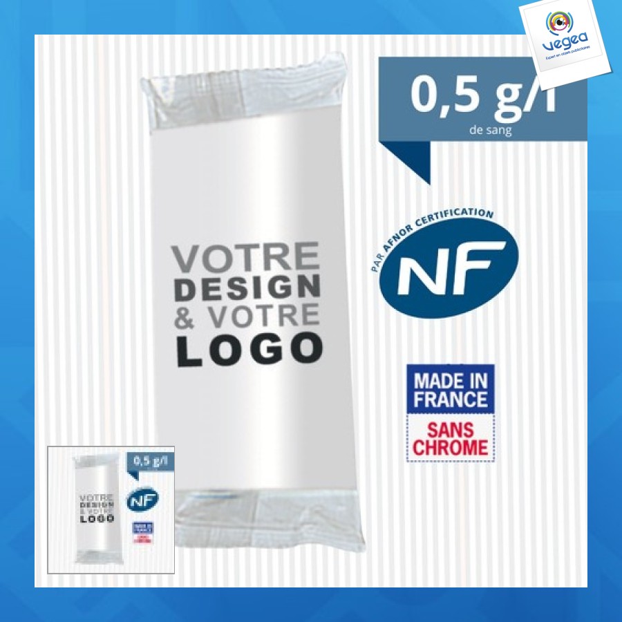 Ethylotest à usage unique 0,5g/l, personnalisé