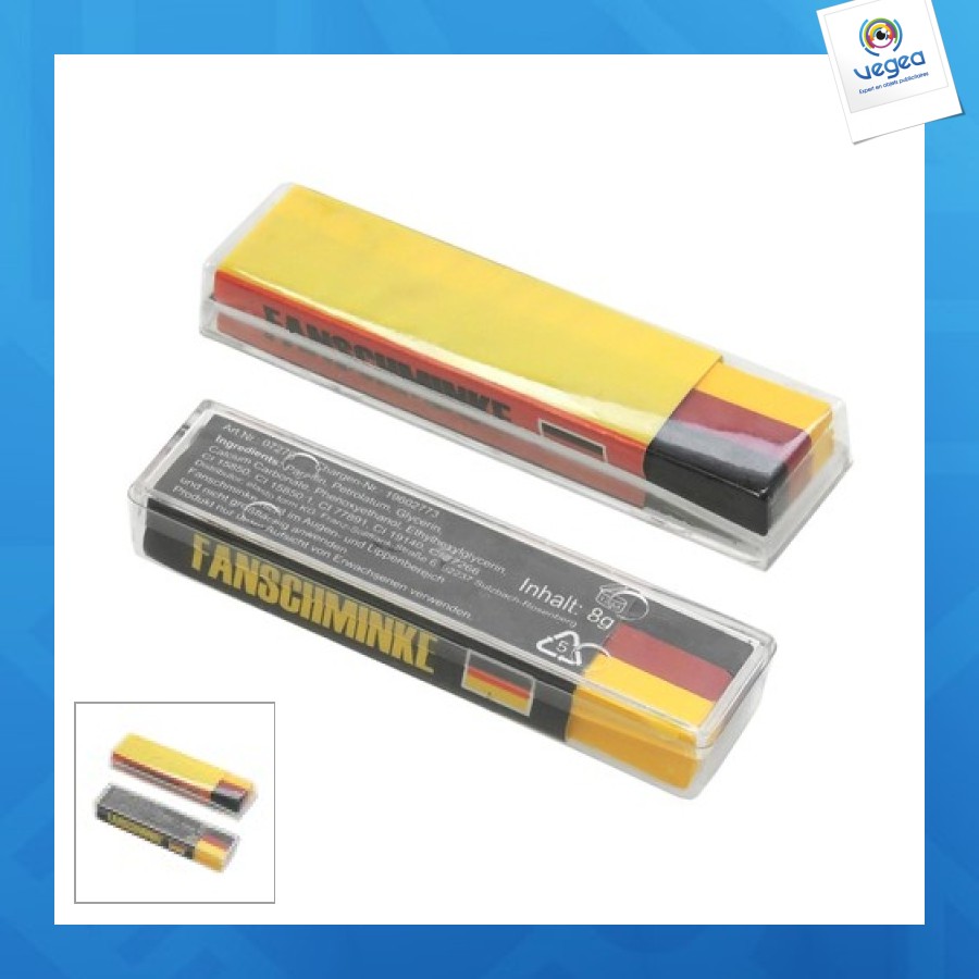 Maquillage personnalisable de supporter allemagne