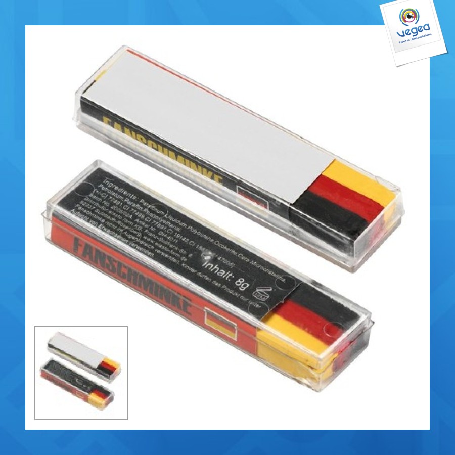 Maquillage personnalisable pour supporters deutschland