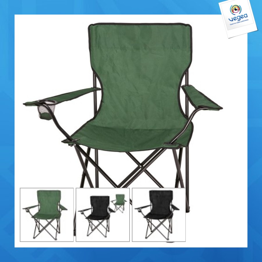 Chaise de camping personnalisable safari