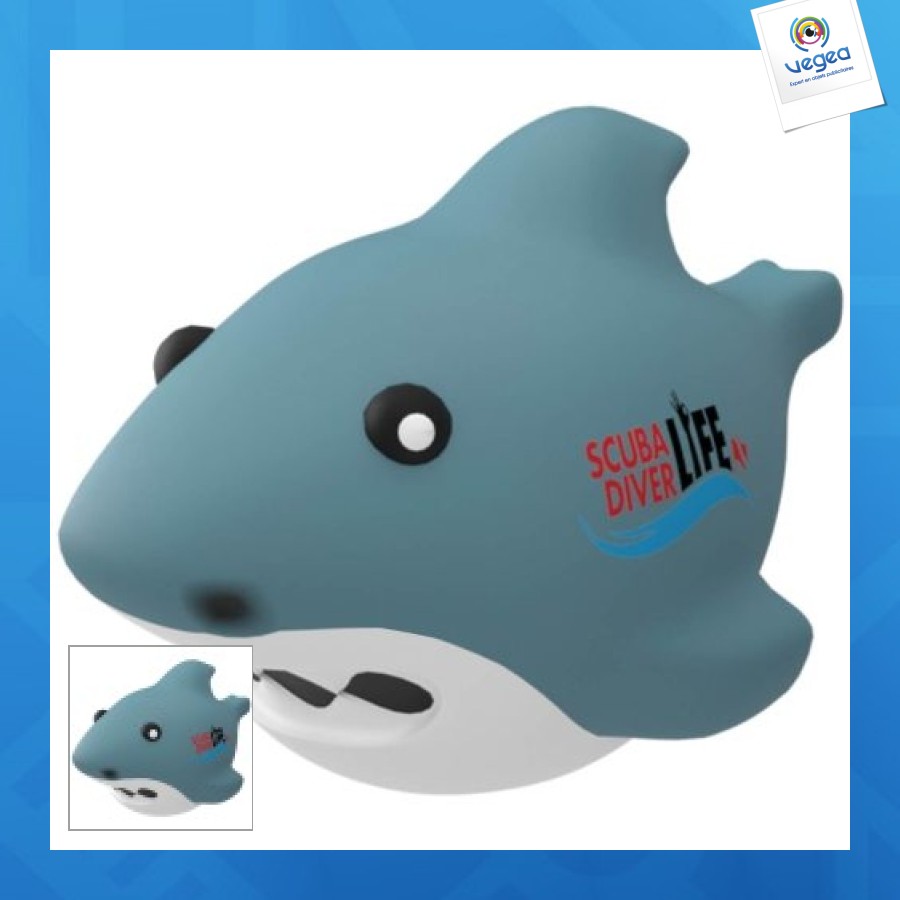 Balle requin critter anti-stress