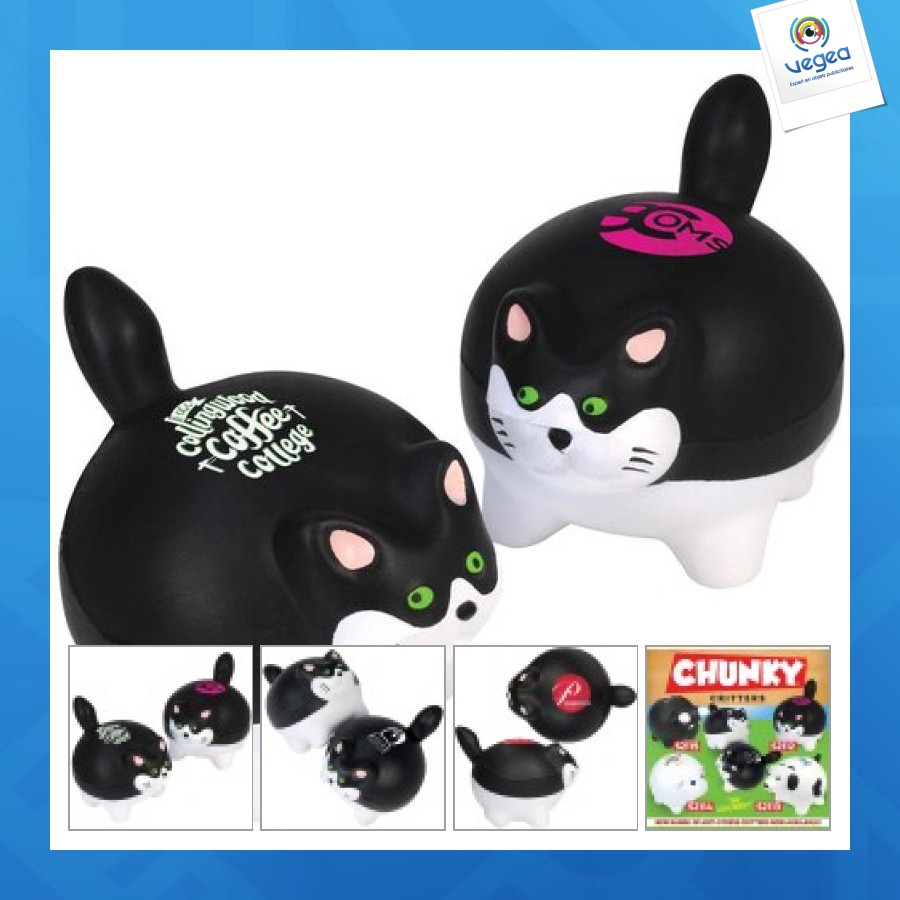 Balle chat personnalisée critter anti-stress