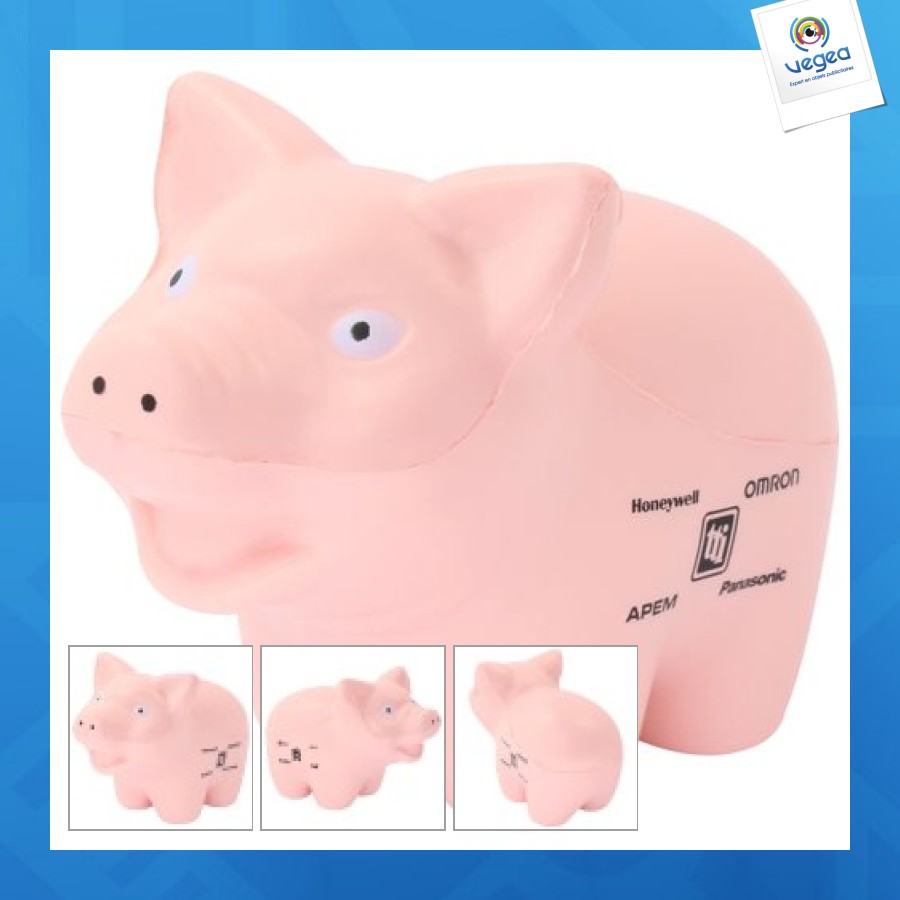 Cochon anti-stress personnalisé