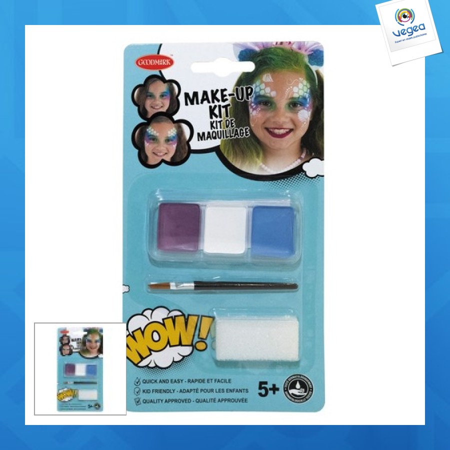 Kit maquillage publicitaire sirene