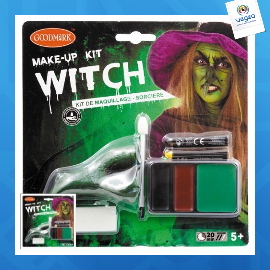 Kit maquillage personnalisable sorciere