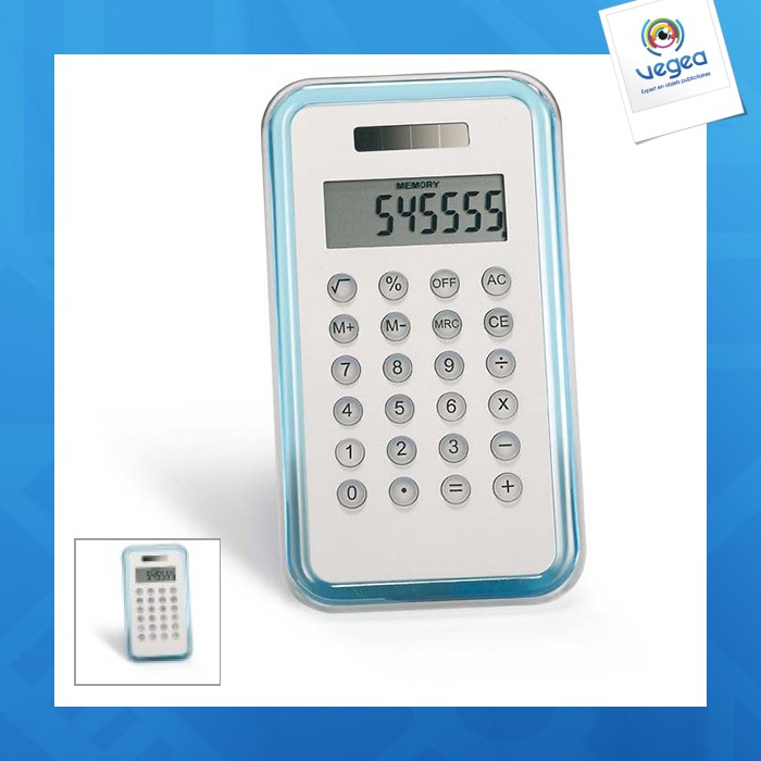 Calculatrice publicitaire dual 8 chiffres