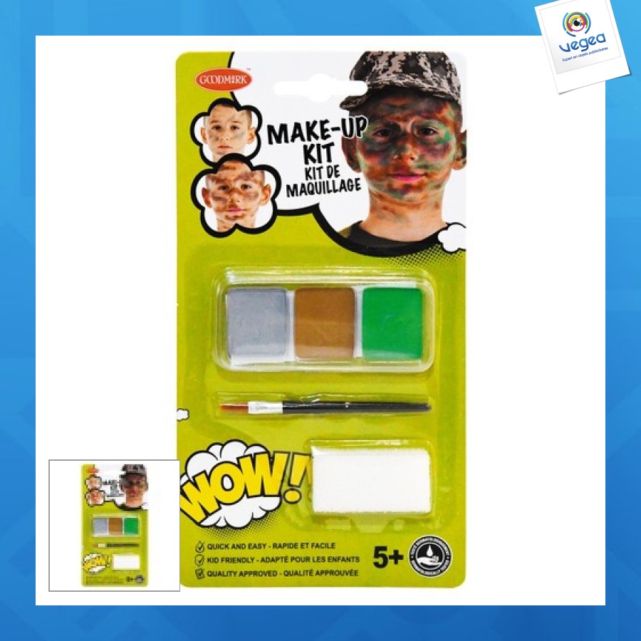 Kit maquillage personnalisé soldat