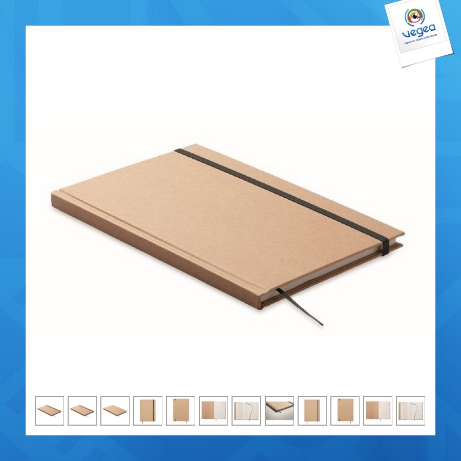 Carnet a5 en papier recyclé personnalisable