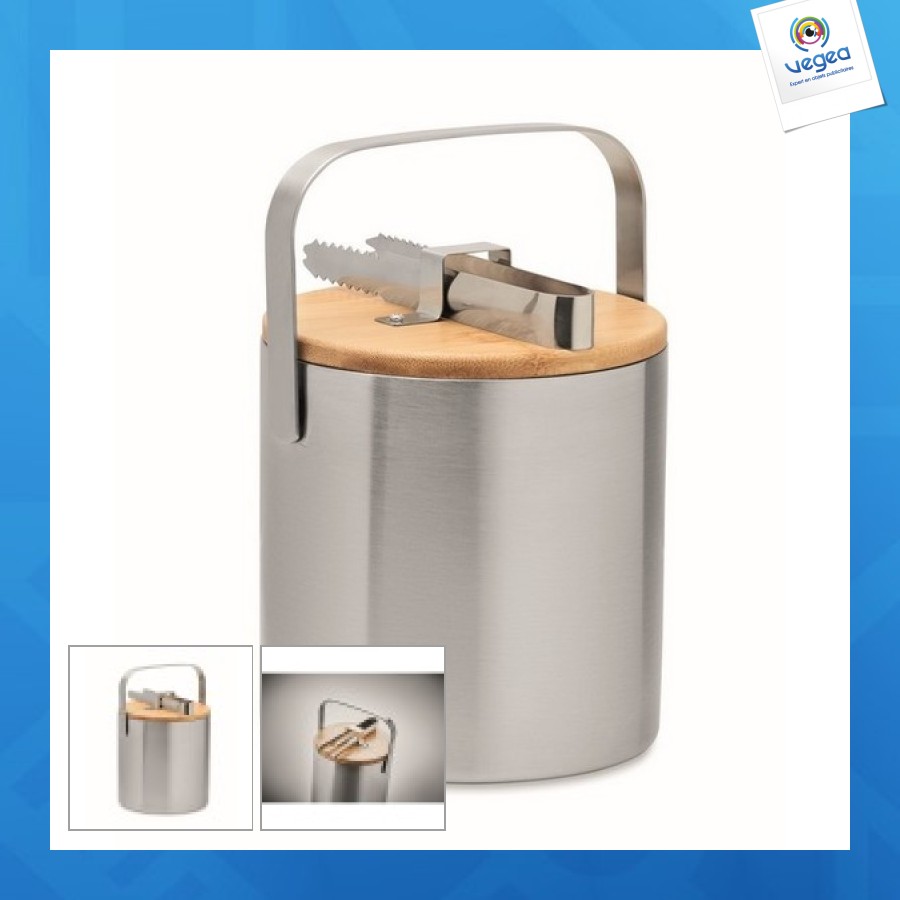 Seau à glace avec logo 1.2l