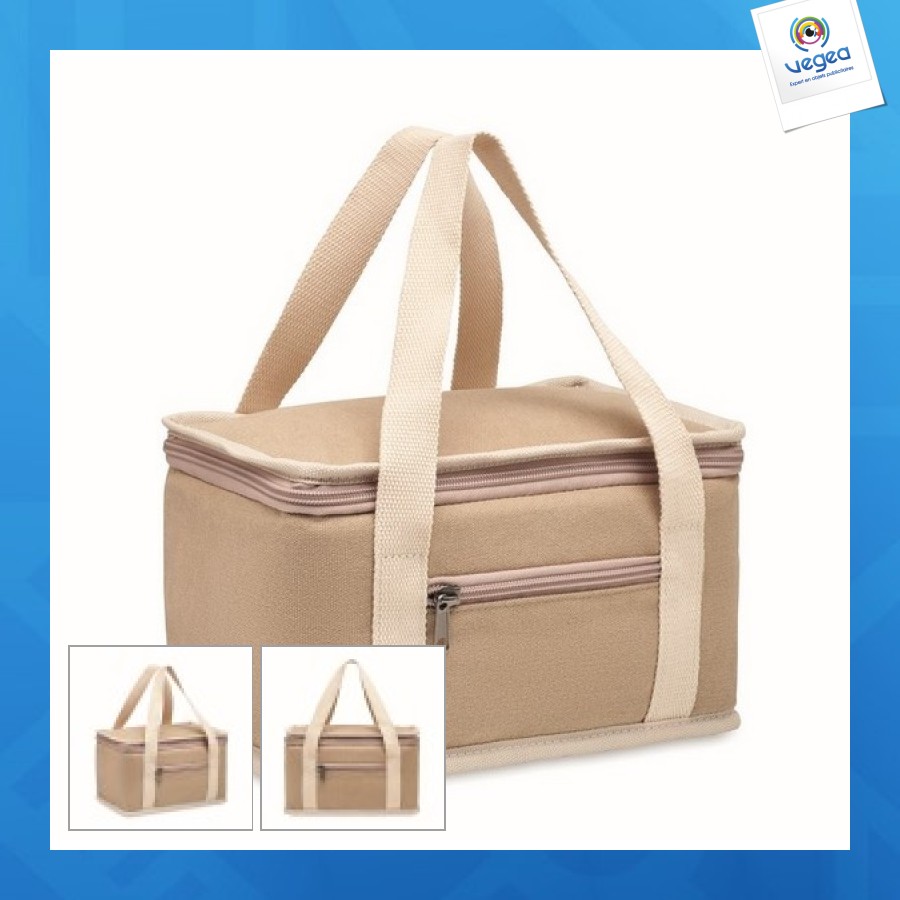 Sac isotherme publicitaire 6 canettes
