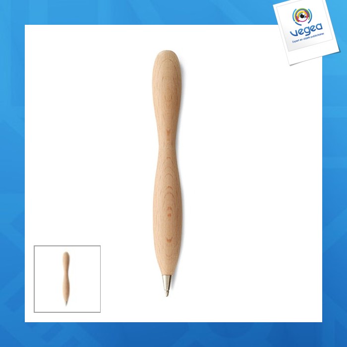 Stylo à bille publicitaire en bois