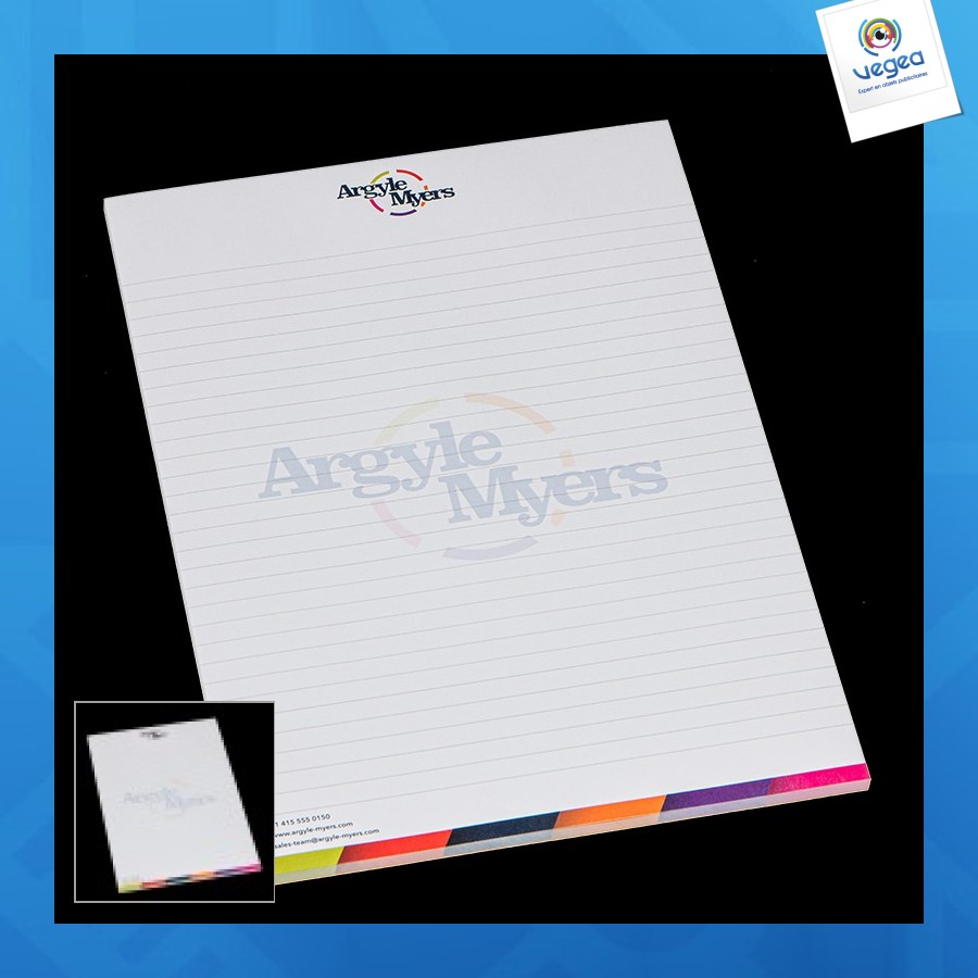 Bloc-notes promotionnel a4