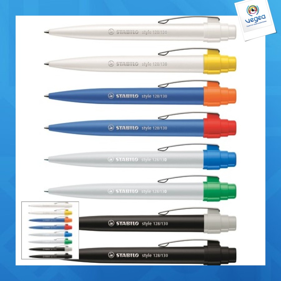 Stabilo publicitaire style color stylo à bille