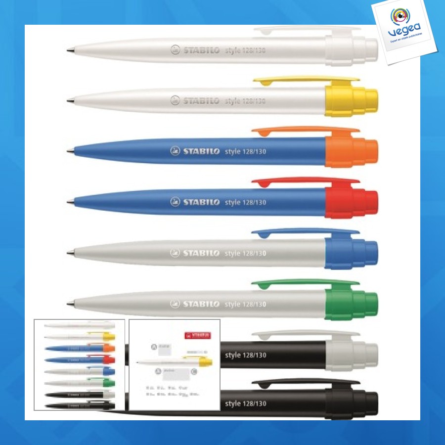 Stabilo personnalisé style color stylo à bille