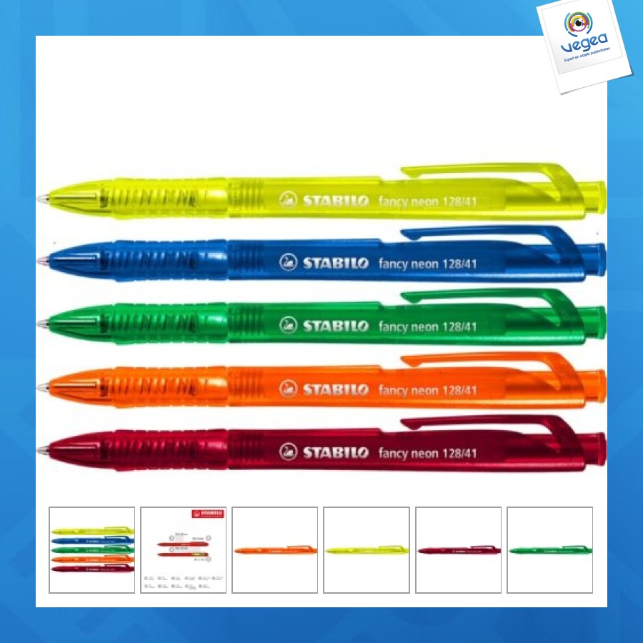 Stabilo promotionnel concept fancy neon stylo à bille