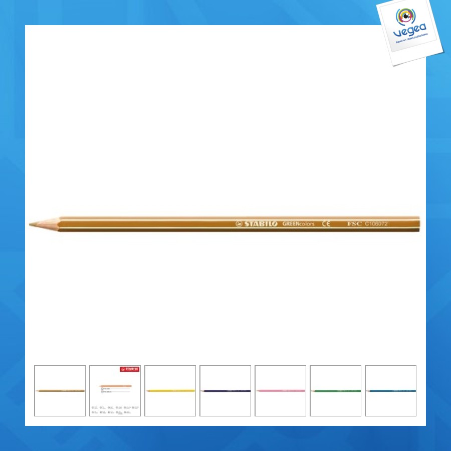 Stabilo personnalisable greencolors crayon de couleur