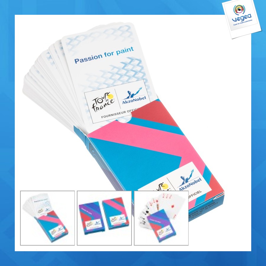 Jeu de 54 cartes promotionnel sur-mesure