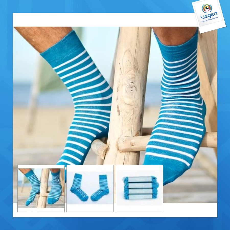 Chausettes en plastique marin recyclé