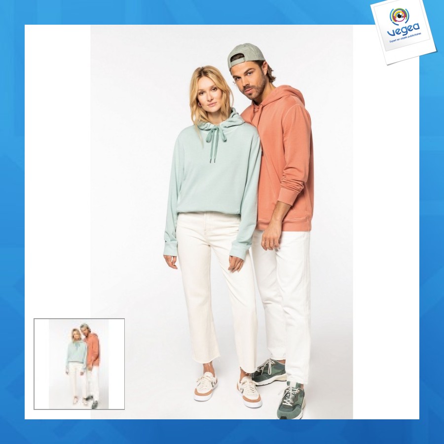 Sweat capuche terry280 unisexe