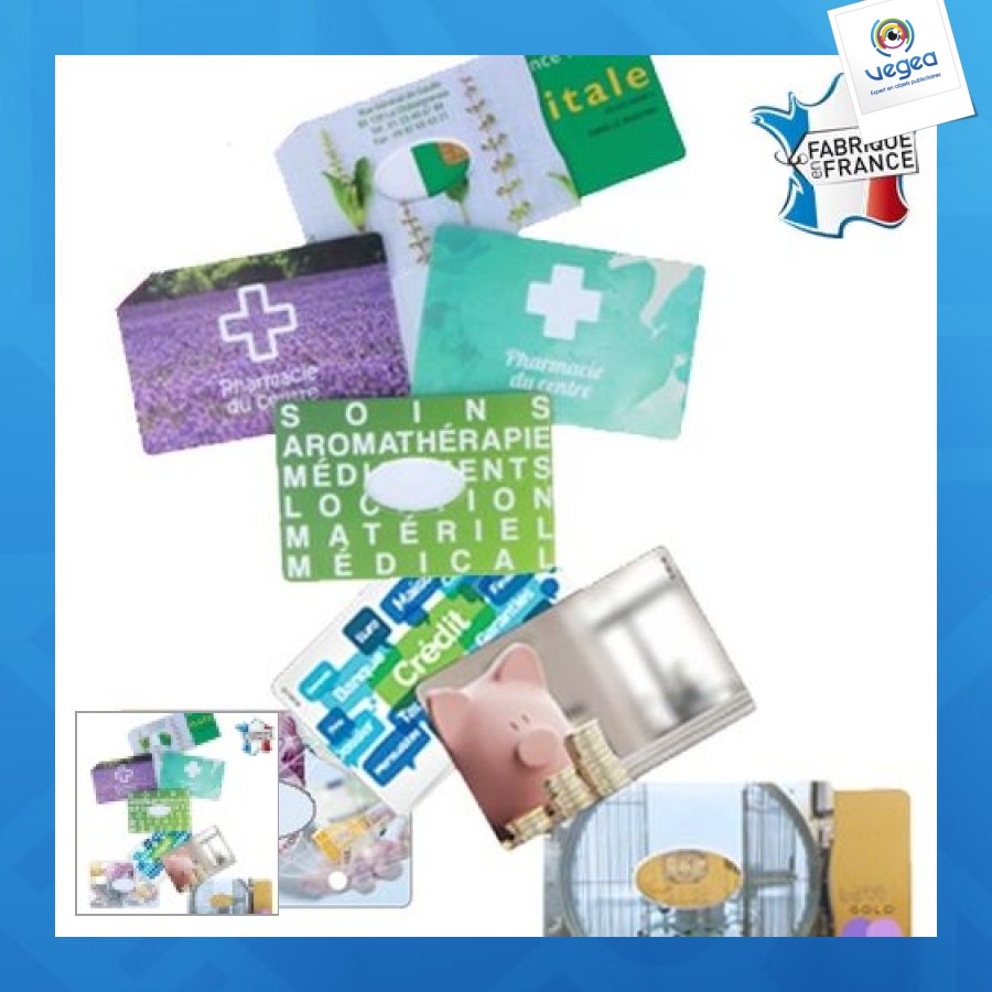 Etui publicitaire rigide blanc 1 carte