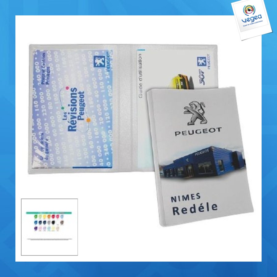 Pochette entretien 2 volets avec soufflet de 2cm