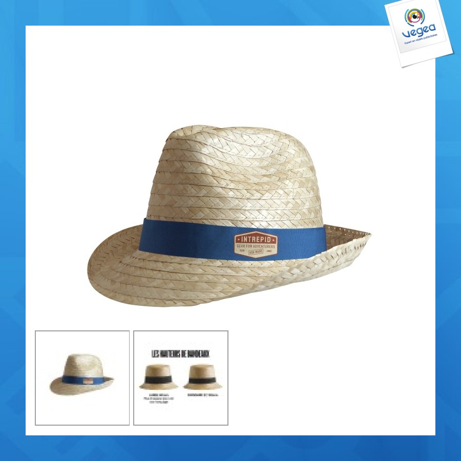 Chapeau paille personnalisé