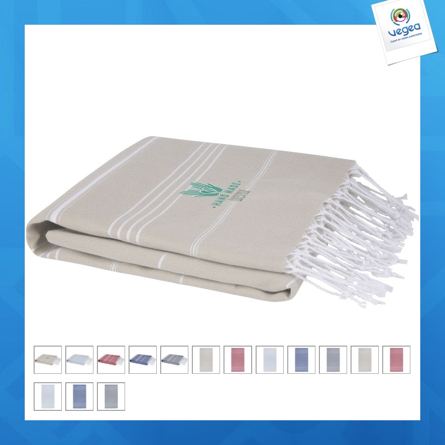 Serviette de hammam anna en coton 150g/m² 100x180cm
