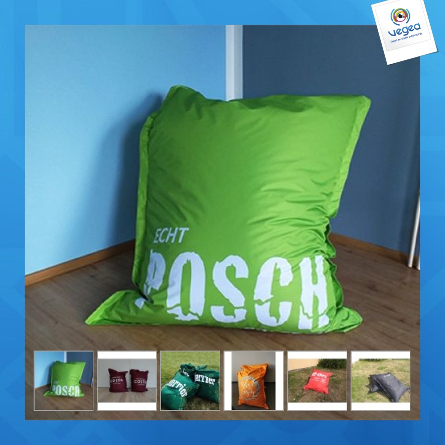 Pouf coussin personnalisé beanbag xl