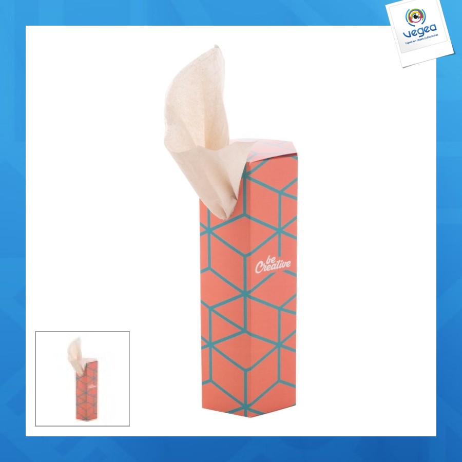 Creasneeze hex mouchoirs en papier personnalisé