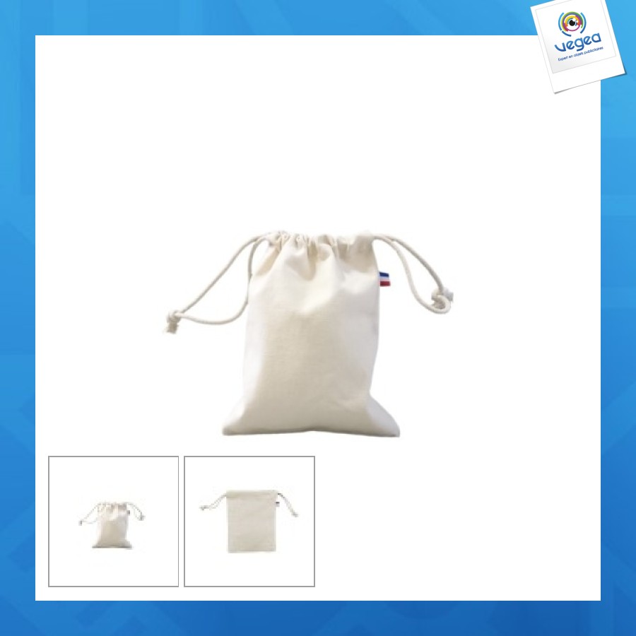 Pochon coton publicitaire bio 250 s