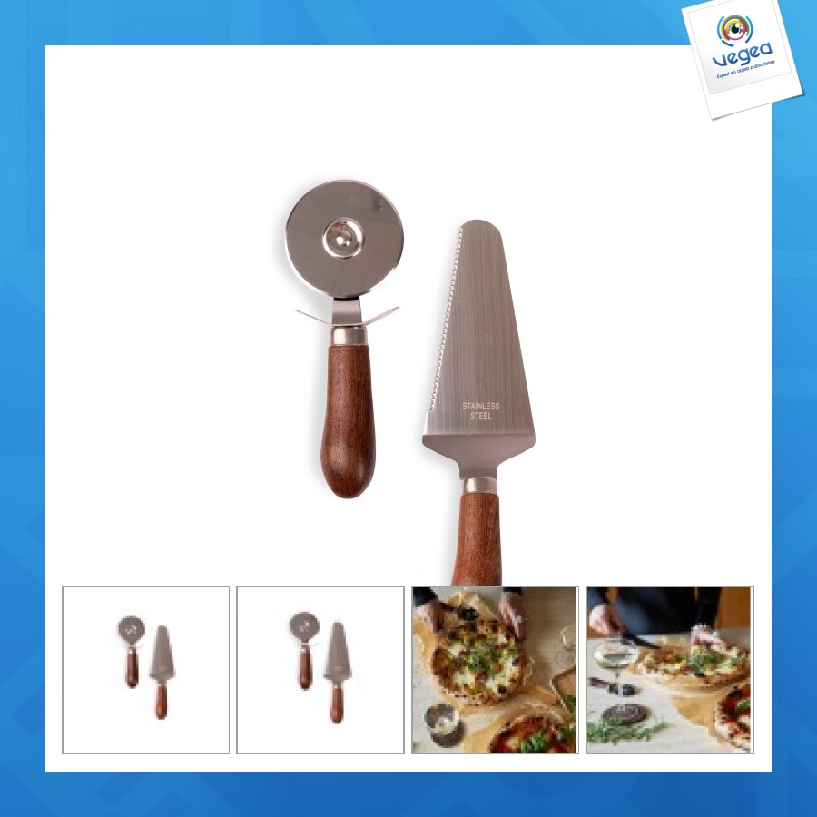 Sagaform astrid set à pizza/ tarte 2 pcs