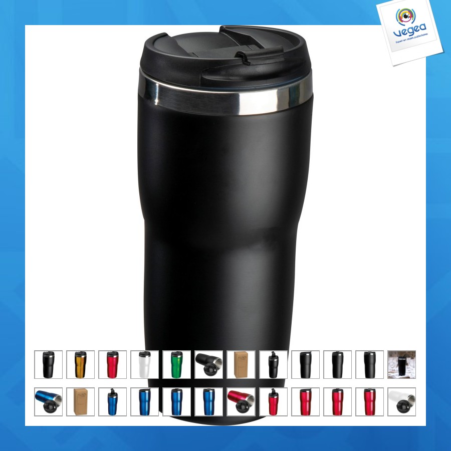 Gobelet thermos en acier inoxydable à double paroi