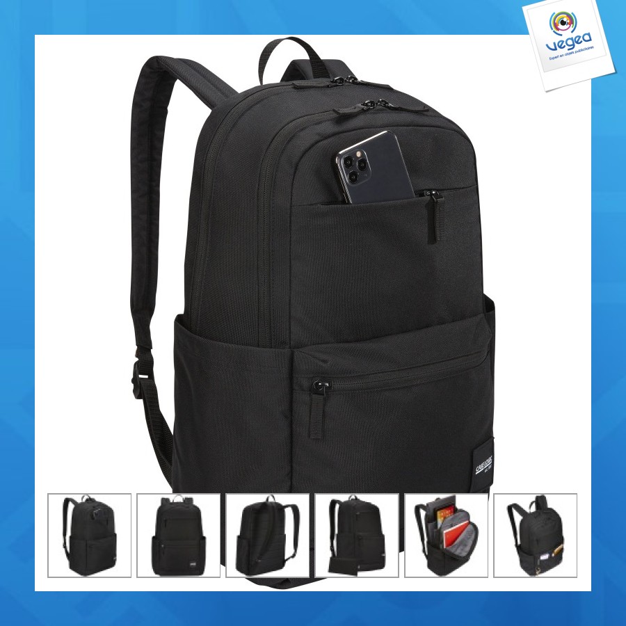 Sac à dos case logic personnalisable uplink de 15,6