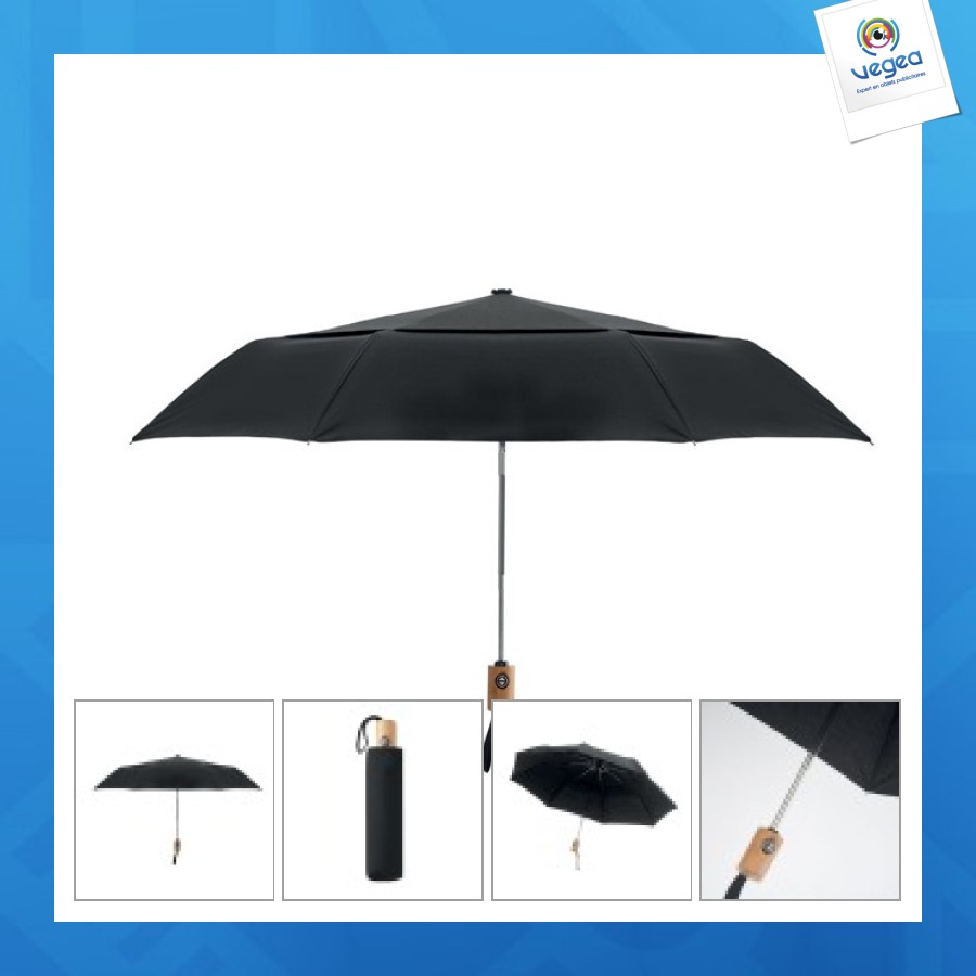 Parapluie pliable personnalisable 21 pouces