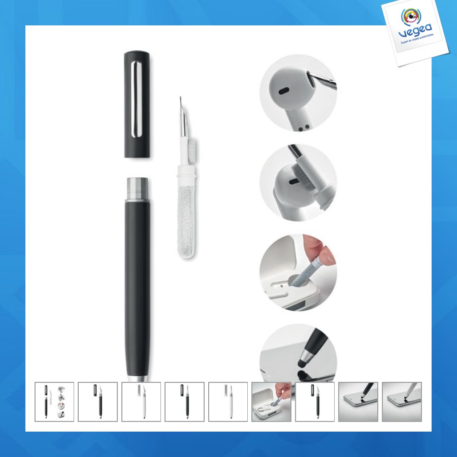 Stylet publicitaire set de nettoyage écouteurs