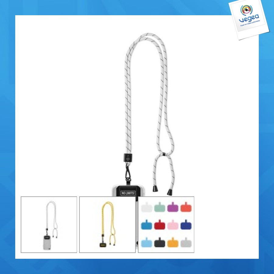 Cordon crossbody pour téléphone portable en rpet