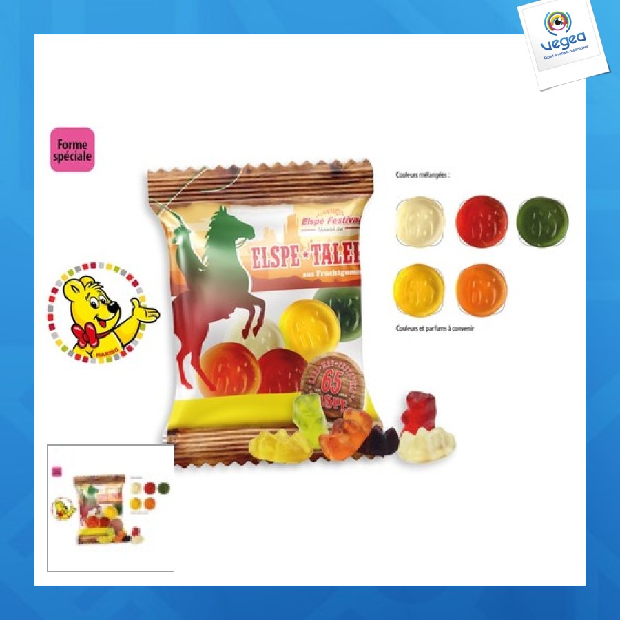 Haribo forme personnalisée en sachet promo