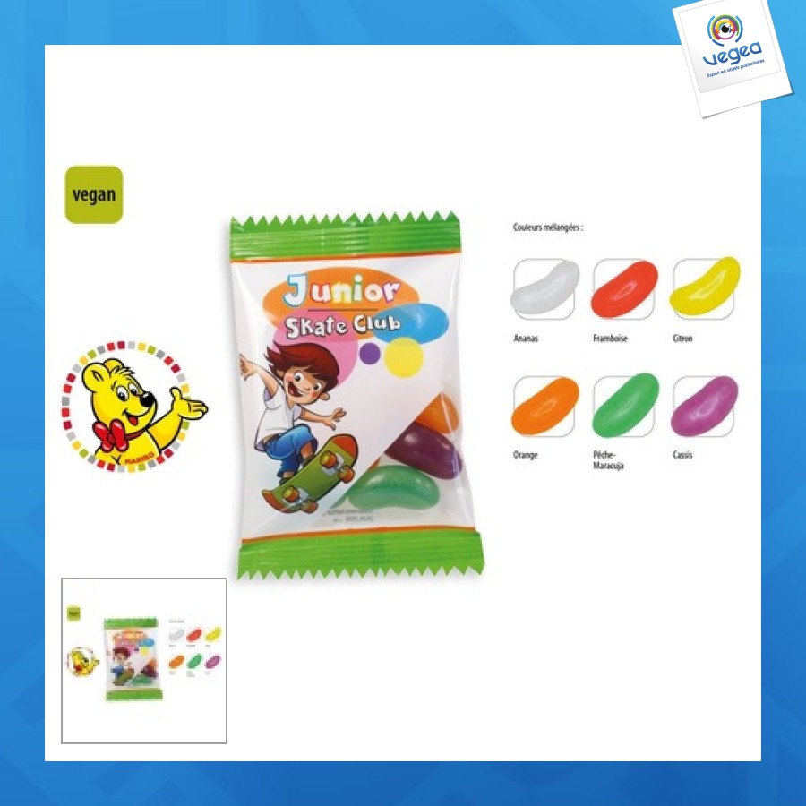 Haribo jelly beans en sachet promo