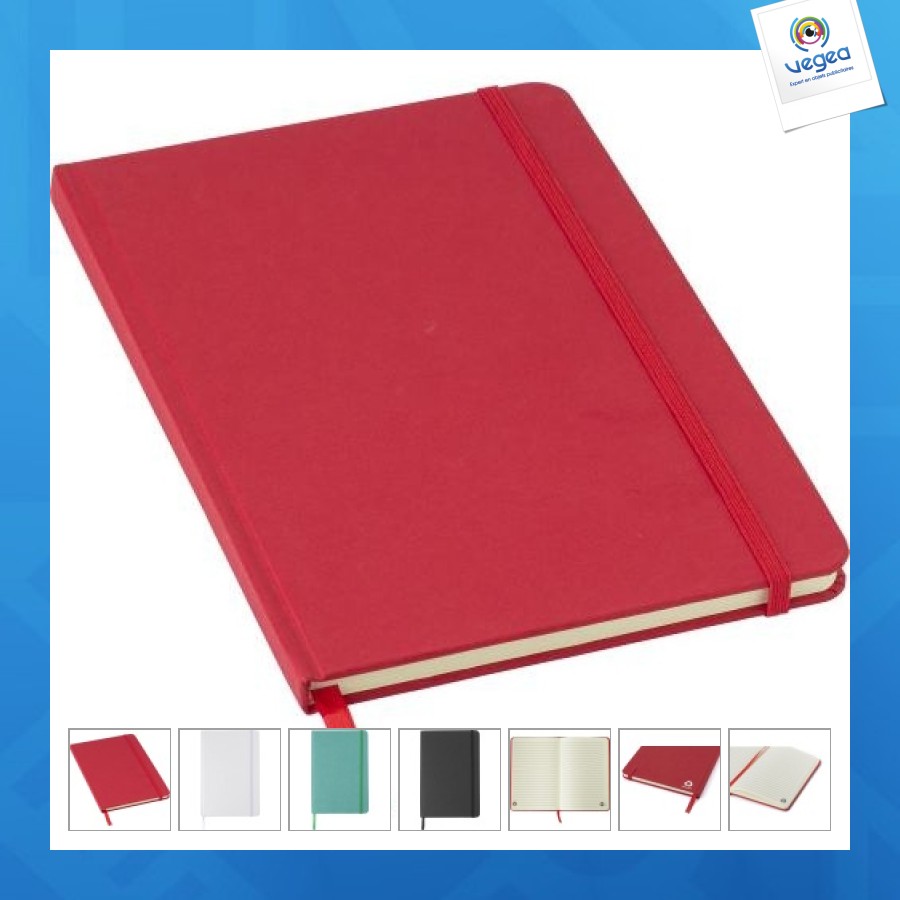 Carnet personnalisé a5 en carton recyclé evangeline