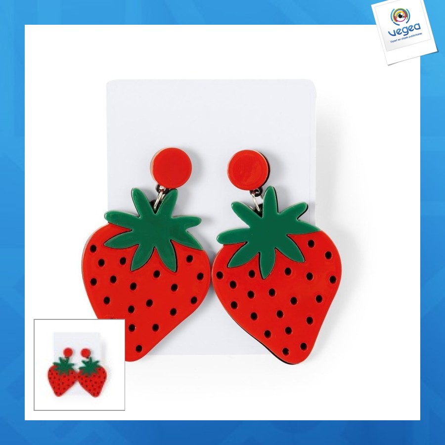 Boucles d'oreilles publicitaires - kely