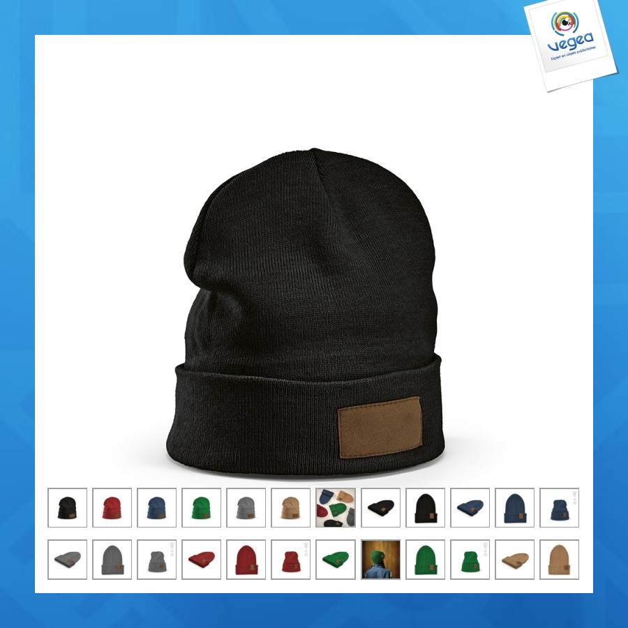 Bonnet personnalisable en laine cobain