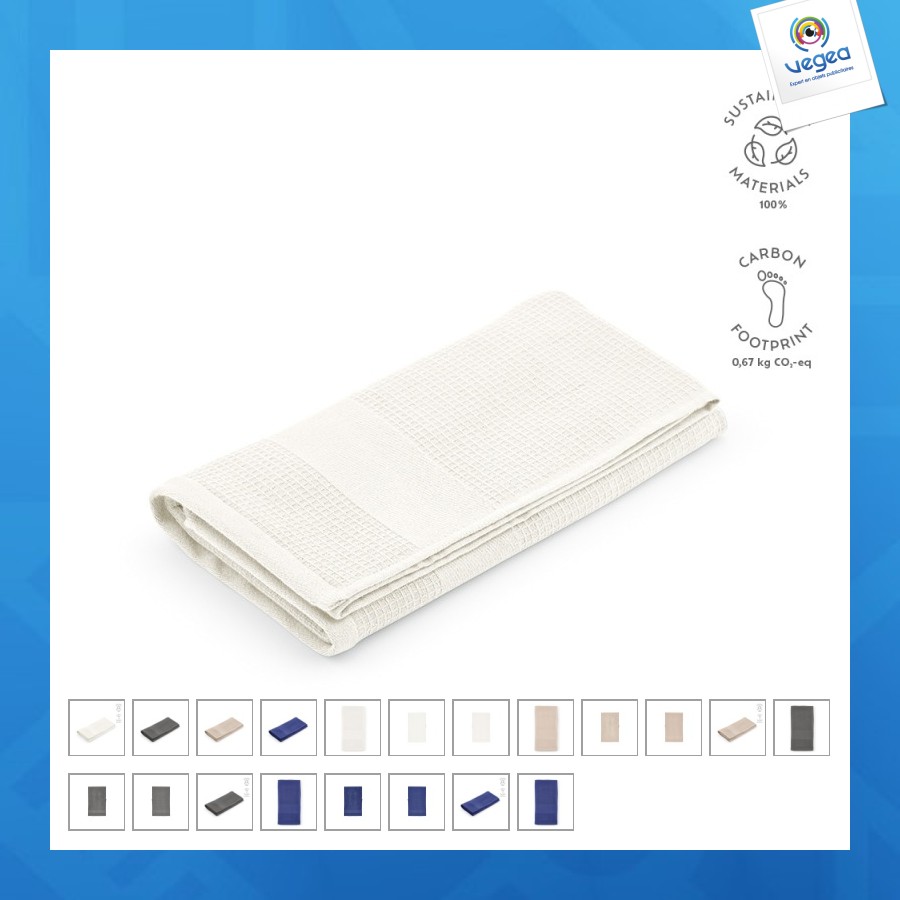 Serviette gauffrée 30x50cm 500g/m²
