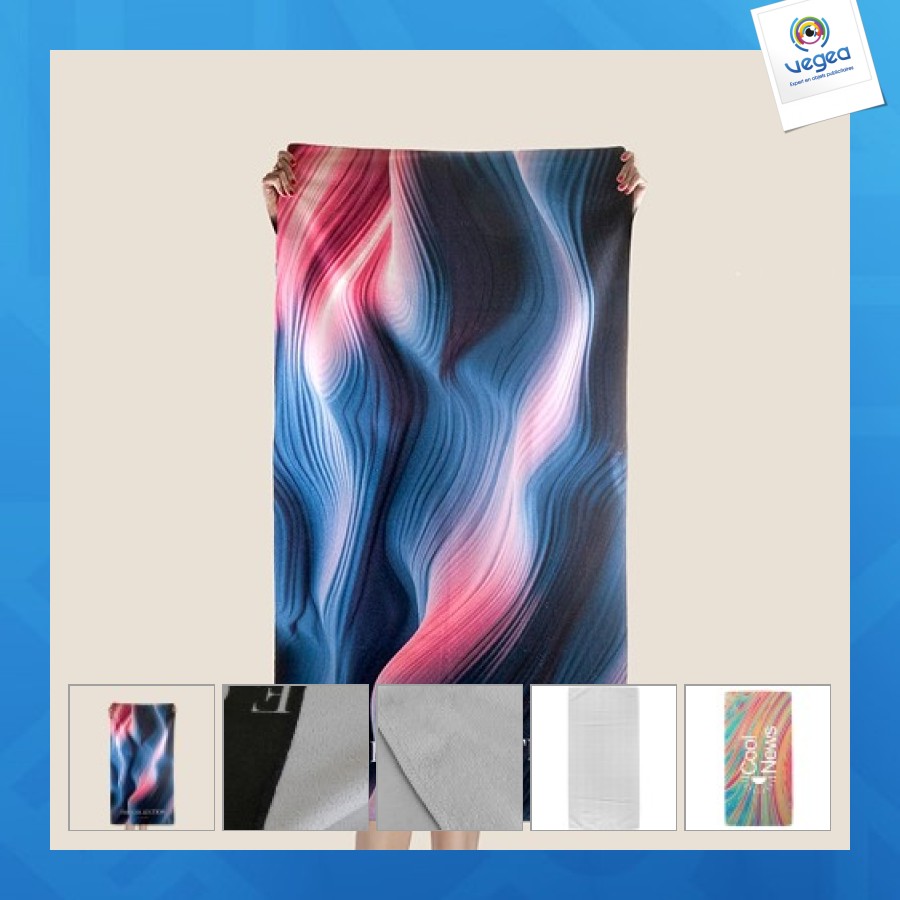 Serviette entièrement imprimable