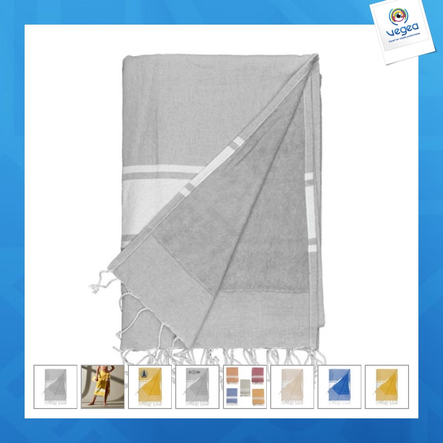 Fouta personnalisable serviette