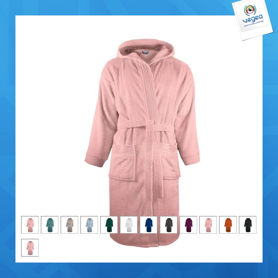 Peignoir personnalisé à capuche classic