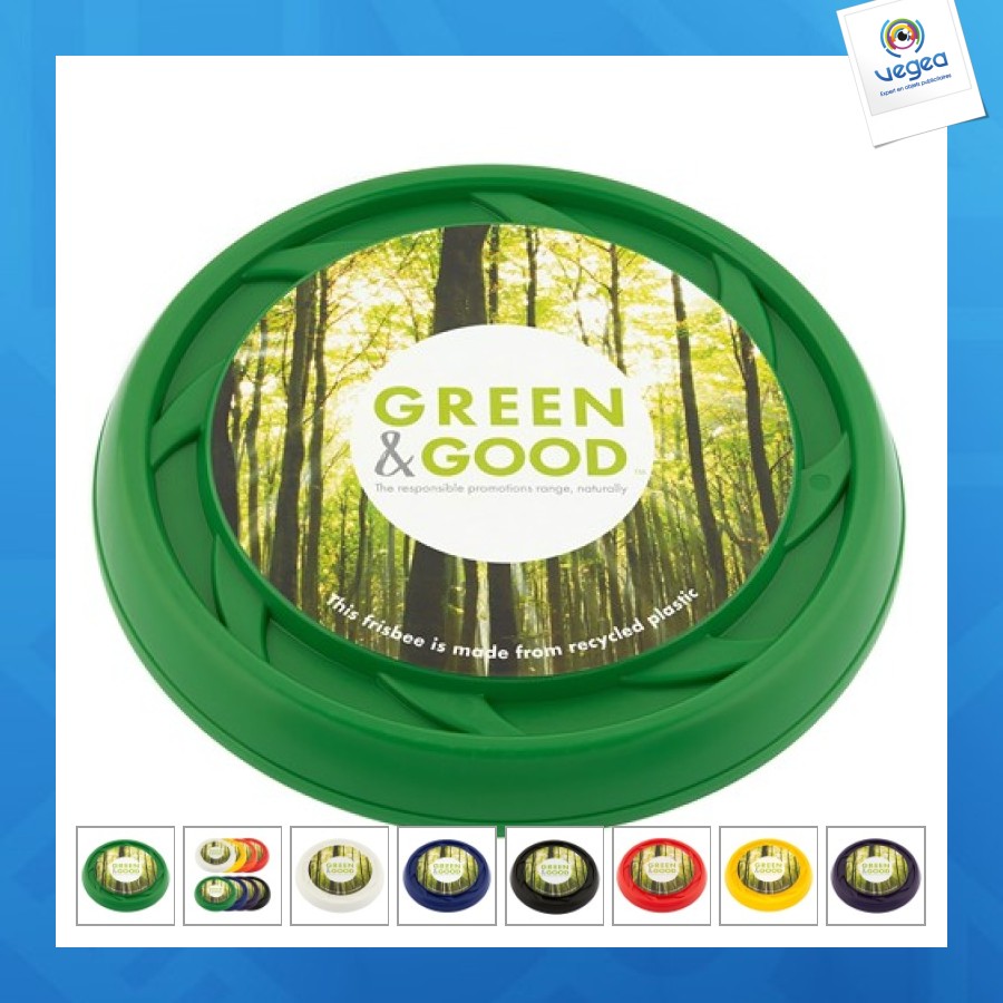 Frisbee promotionnel recyclé