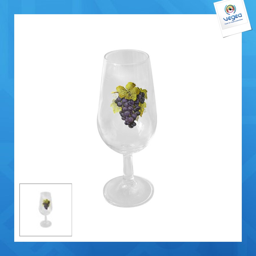 Verre à vin avec logo