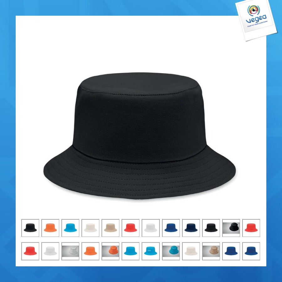Bob personnalisable en coton brossé 260g/m²