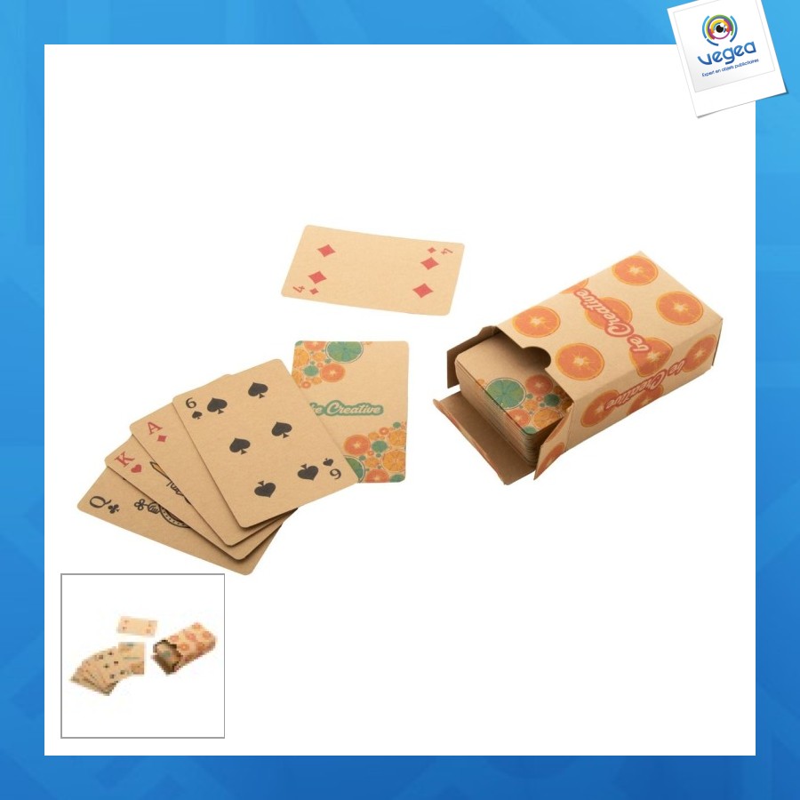 Cartes à jouer personnalisées personnalisées